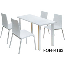 Contemporary Design Fast Food Table and Chair Furniture